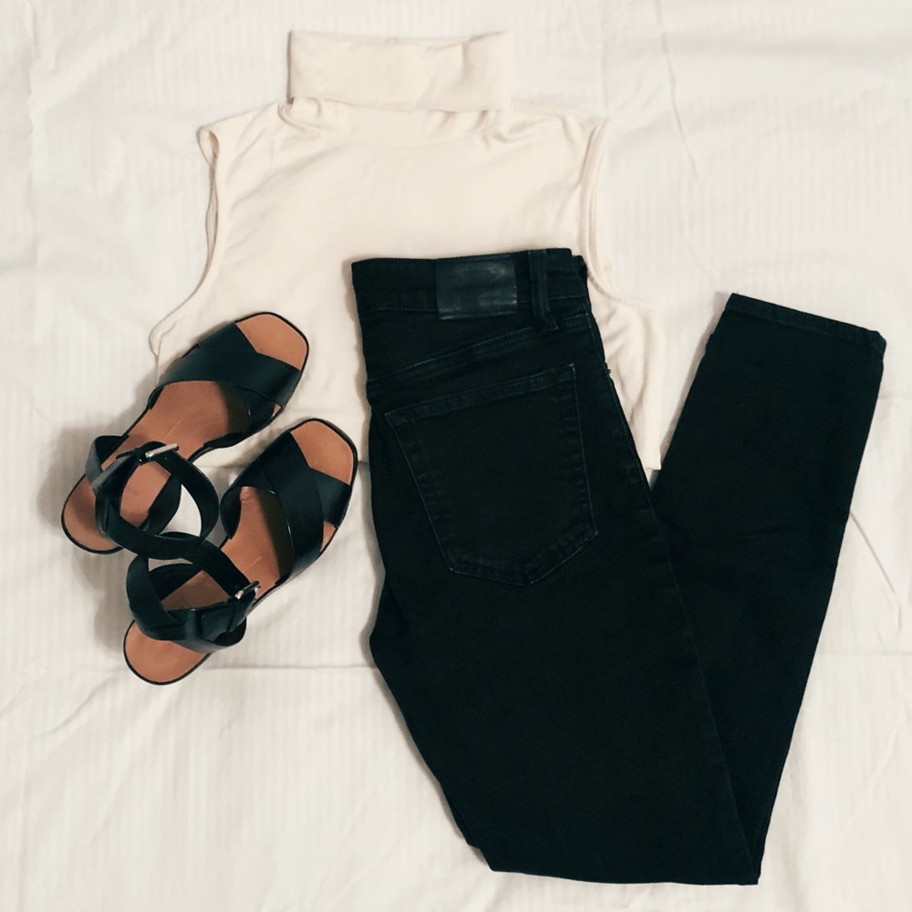 Lucky Brand Button Up Ankle Jeans